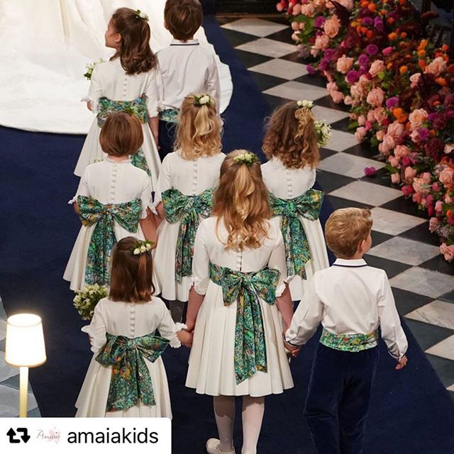 Amaia Kids ♥2018年にAmaia Kids (アマイアキッズ) が手掛けたロイヤルウエディングでの子どもたちのご衣装