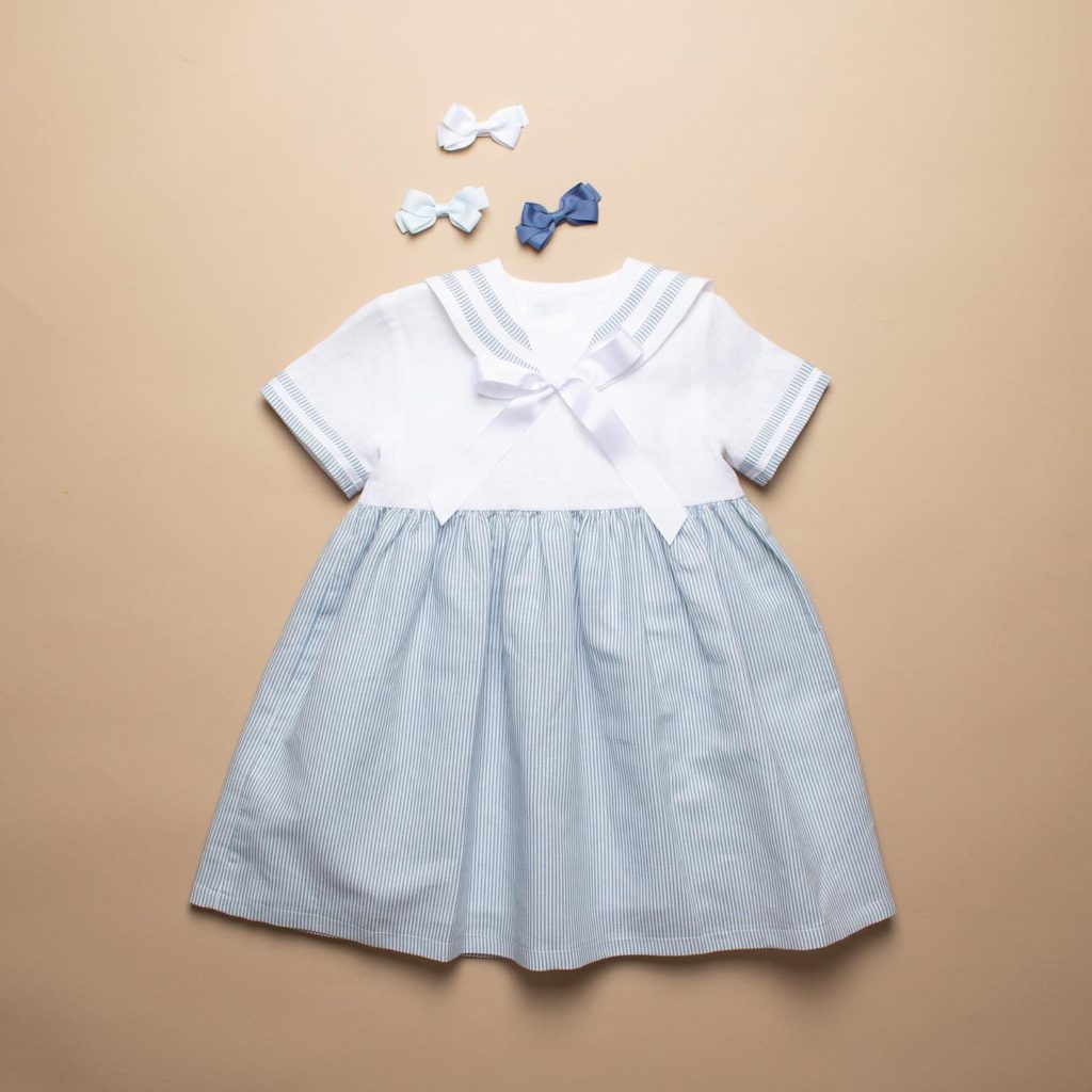 新作セーラーワンピース2月23日(木)21:00よりオンラインストアにて販売スタート❣️リネン混のコットン素材を使用した春夏にぴったりのセーラーワンピース🫶新作春夏コレクション、お見逃しなく　@bonitatokyo︎ONLINE STOREhttps://bonitatokyo.com